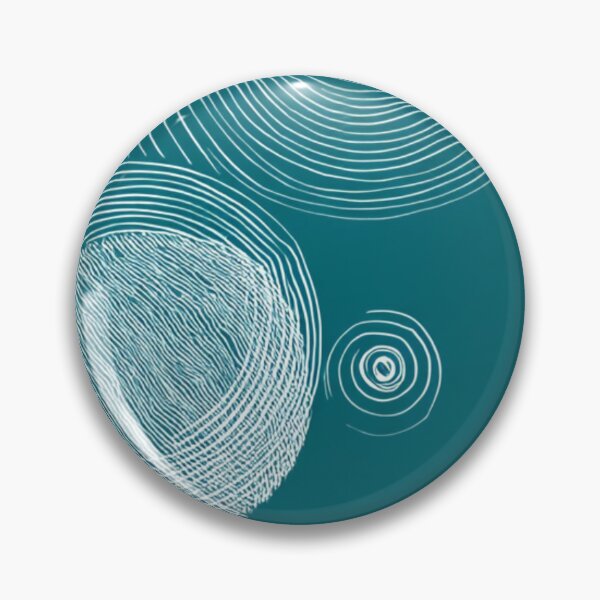 Item preview, Transformative Teal: Minimalist Line Art Spheres designed and sold by Ewa Miller.