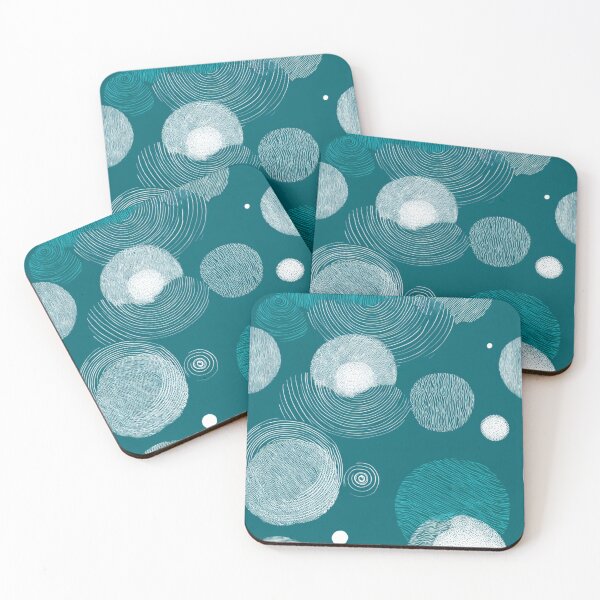 Item preview, Transformative Teal: Minimalist Line Art Spheres designed and sold by Ewa Miller.