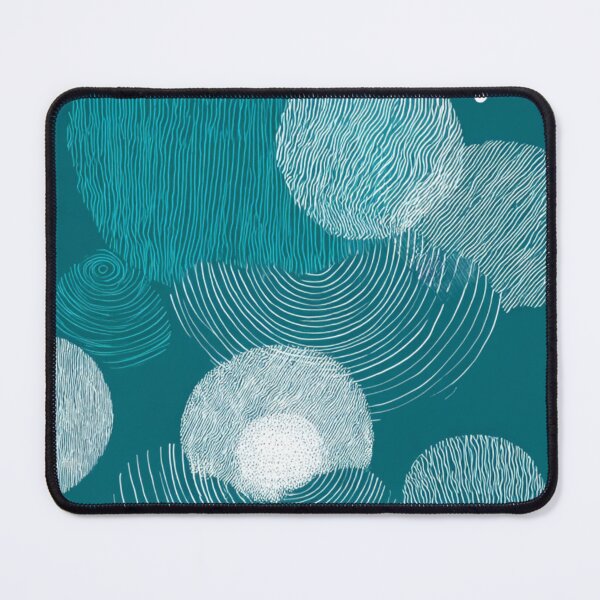 Item preview, Transformative Teal: Minimalist Line Art Spheres designed and sold by Ewa Miller.