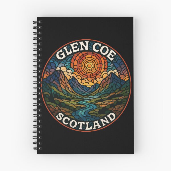 Item preview, Glen Coe Scotland United Kingdom Stained Glass Art designed and sold by TomFrontierArt.