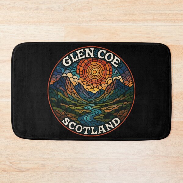 Item preview, Glen Coe Scotland United Kingdom Stained Glass Art designed and sold by TomFrontierArt.