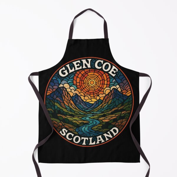 Item preview, Glen Coe Scotland United Kingdom Stained Glass Art designed and sold by TomFrontierArt.