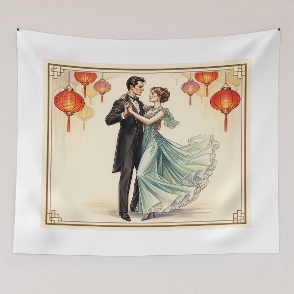 Item preview, Couple Dancing, Art Deco, Romantic designed and sold by aykiradesigns.