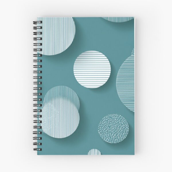 Item preview, Transformative Teal: Minimalist Line Art Spheres designed and sold by Ewa Miller.