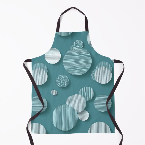 Item preview, Transformative Teal: Minimalist Line Art Spheres designed and sold by Ewa Miller.