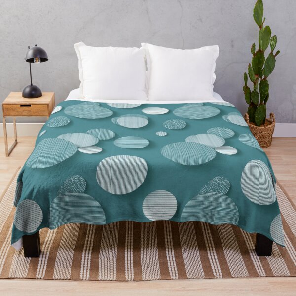 Item preview, Transformative Teal: Minimalist Line Art Spheres designed and sold by Ewa Miller.