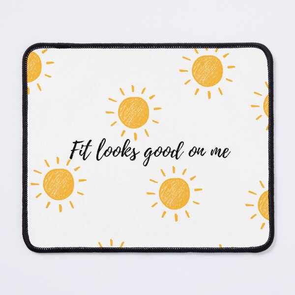 Item preview, Fit Looks Good on Me – Gym Girl Fitness Quote designed and sold by iane03.
