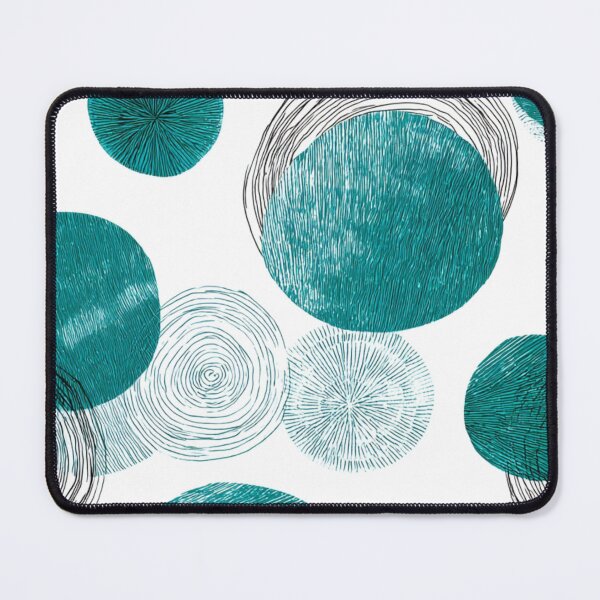 Item preview, Transformative Teal: Minimalist Line Art Spheres designed and sold by Ewa Miller.