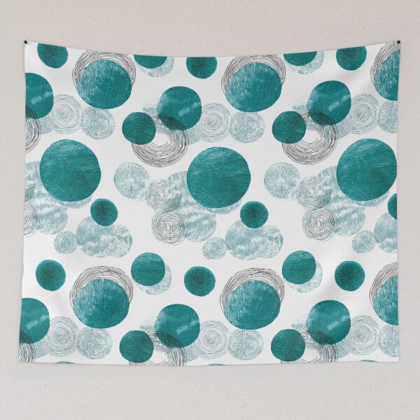 Item preview, Transformative Teal: Minimalist Line Art Spheres designed and sold by Ewa Miller.