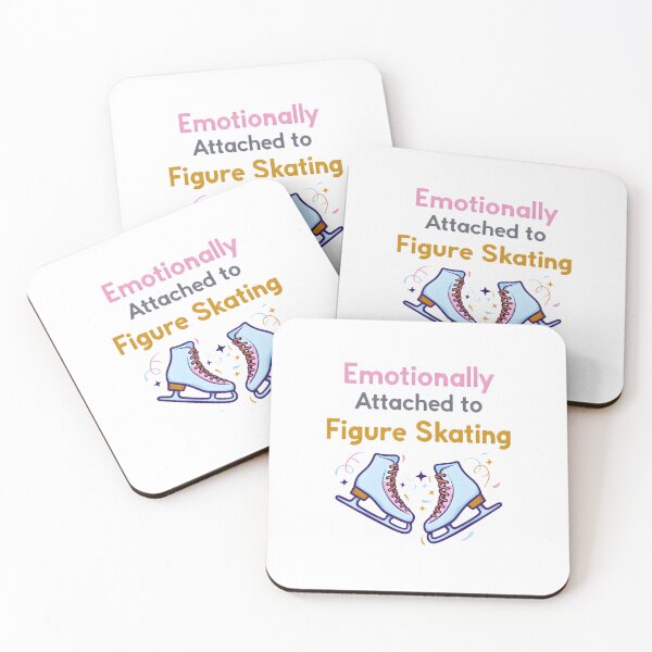 Item preview, Emotionally Attached to Figure Skating Art designed and sold by AnnDesignStudio.