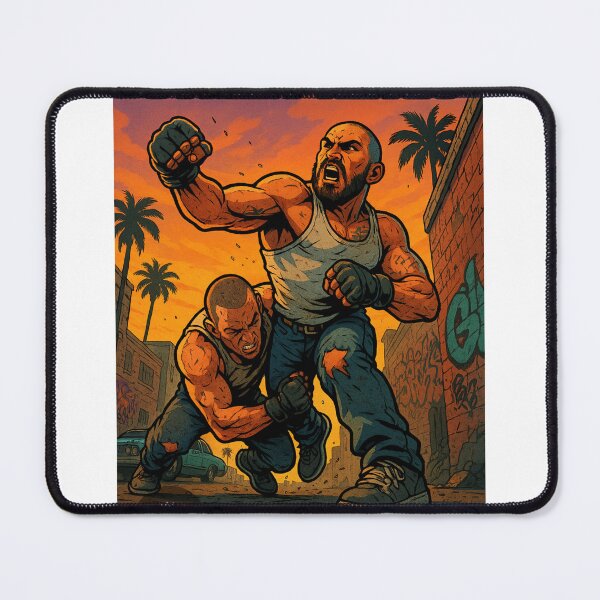 Item preview, Intense Urban Street Fighters Brawl Art designed and sold by RoyalKnightMMA.