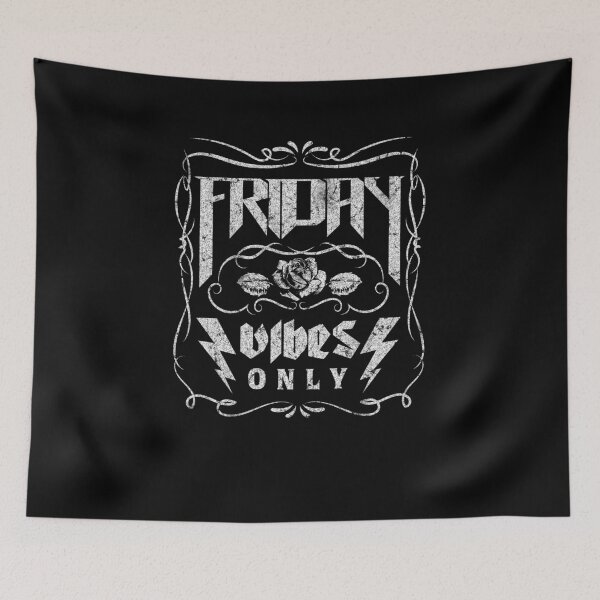 Item preview, Vintage Friday Vibes Only Rose Lightning Graphic designed and sold by The secret storage room.