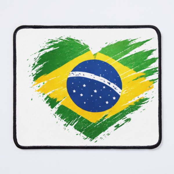 Item preview, Brazil Heart Flag T-Shirt | FIFA 2026 Brazil Soccer Fan Tee designed and sold by YASboutik.