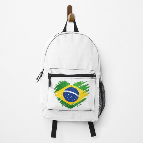 Item preview, Brazil Heart Flag T-Shirt | FIFA 2026 Brazil Soccer Fan Tee designed and sold by YASboutik.