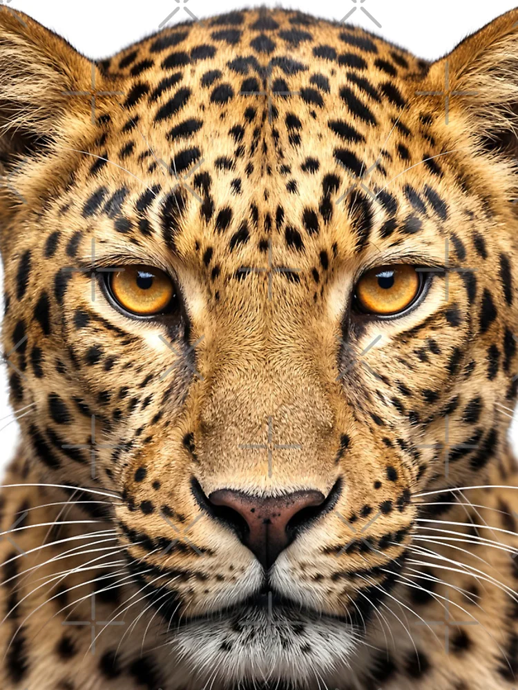 Thumbnail 4 of 4, iPhone Case, Intense Leopard Staring at Camera designed and sold by RamboDesign.