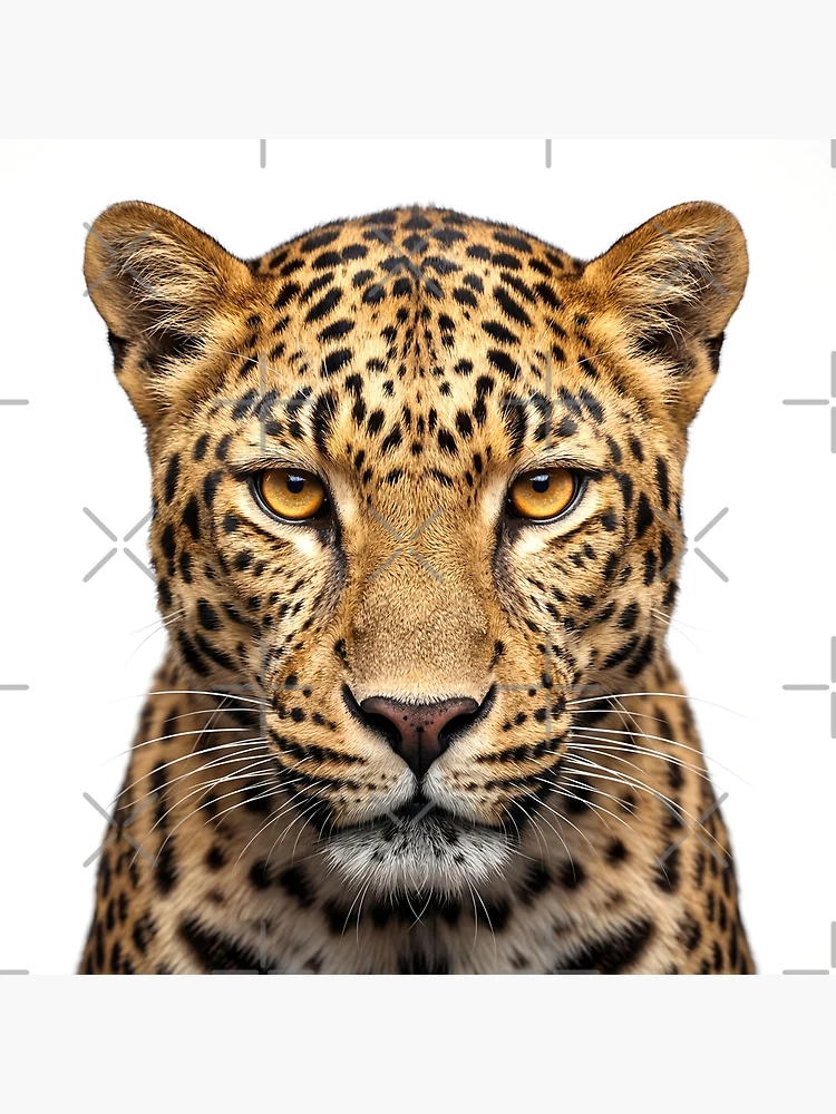 Thumbnail 3 of 3, Poster, Intense Leopard Staring at Camera designed and sold by RamboDesign.