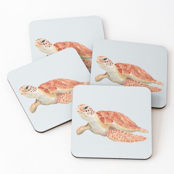 Item preview, Brown Loggerhead Sea Turtle  designed and sold by Violet Peonies.
