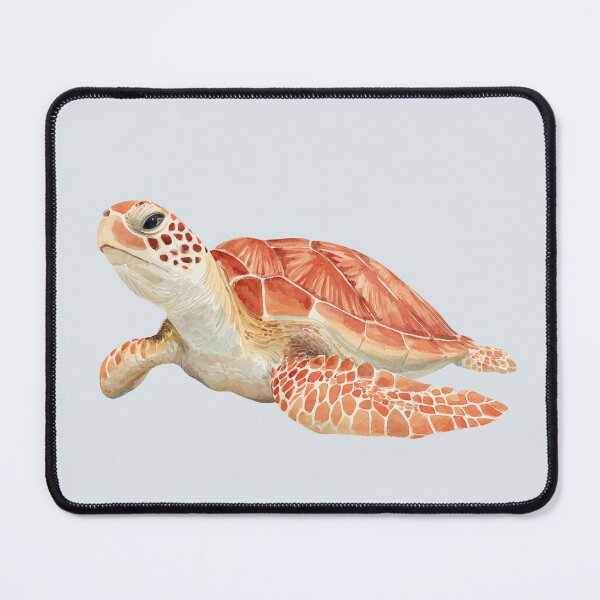 Item preview, Brown Loggerhead Sea Turtle designed and sold by Violet Peonies.