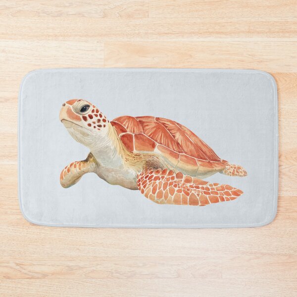 Item preview, Brown Loggerhead Sea Turtle  designed and sold by Violet Peonies.