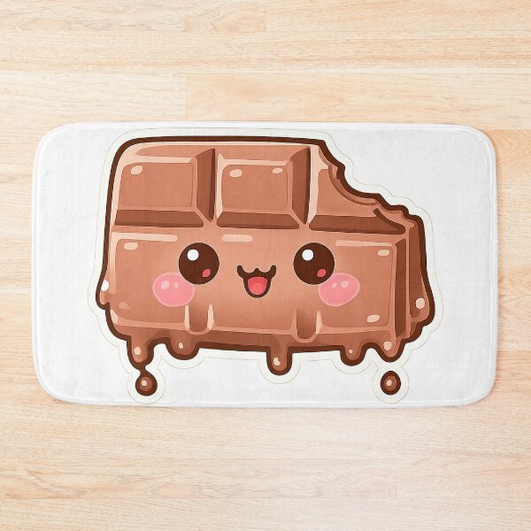Item preview, Kawaii Chocolate Bar Melting Sweet Cute Sticker designed and sold by DesignEG.