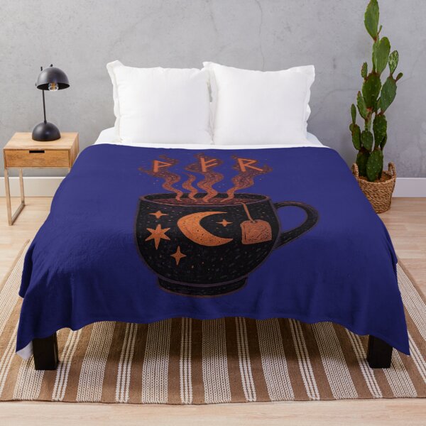 Item preview, Moon Tea with Runes — Cozy Lunar Witch Brew Design designed and sold by Miagolio.