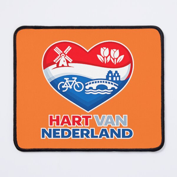 Item preview, Hart van Nederland Dutch Heart Tulips Windmill Bike designed and sold by NAJURE.