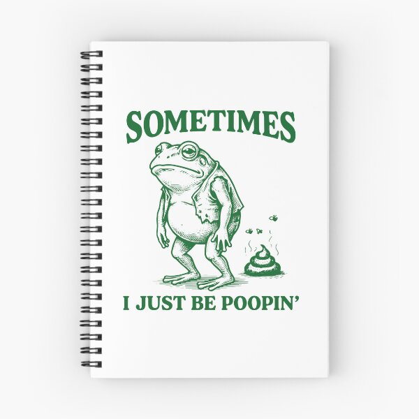 Item preview, Sometimes I Just Be Poopin Frog Meme Humor designed and sold by gunaone-design.