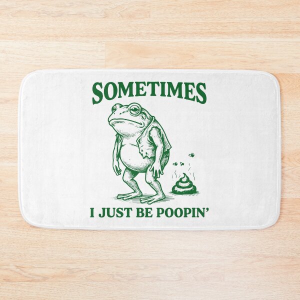 Item preview, Sometimes I Just Be Poopin Frog Meme Humor designed and sold by gunaone-design.