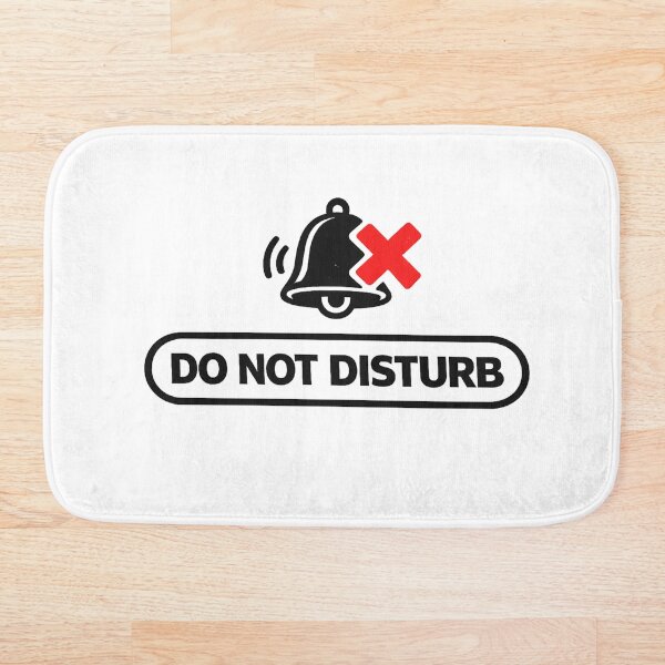 Item preview, Do Not Disturb – Minimal Tech Detox Streetwear Design designed and sold by Mats2208.