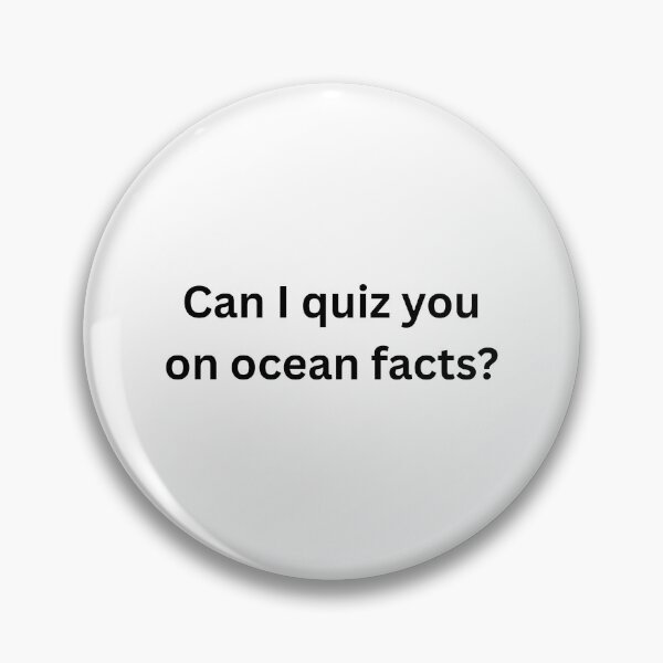 Item preview, Can I Quiz You On Ocean Facts designed and sold by AESTHETISCAPES.