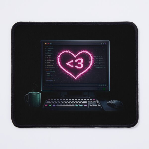 Item preview, Coder Valentine Gift – Geek Love Programming Heart designed and sold by PunchDrop.