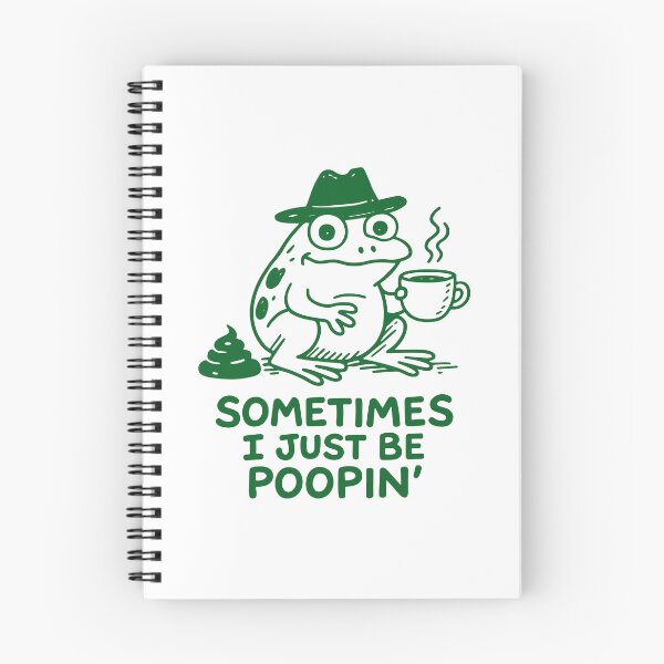 Item preview, Sometimes I Just Be Poopin Frog - Funny Pooping Frog Meme Humor designed and sold by gunaone-design.