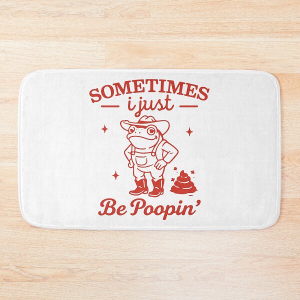 Item preview, Sometimes I Just Be Poopin' Frog Meme designed and sold by gunaone-design.