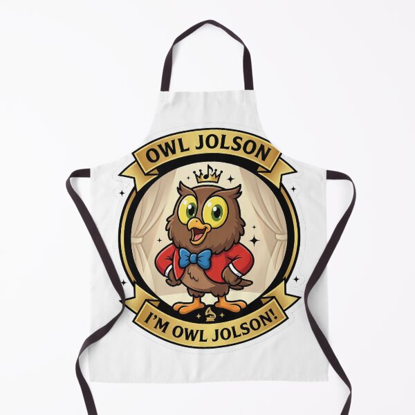Item preview, Owl Jolson “I’m Owl Jolson!” designed and sold by BADGECRAFT STUDIO.