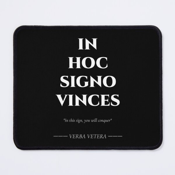 Item preview, In Hoc Signo Vinces – Classic Latin Battle Motto designed and sold by BrushRushX.