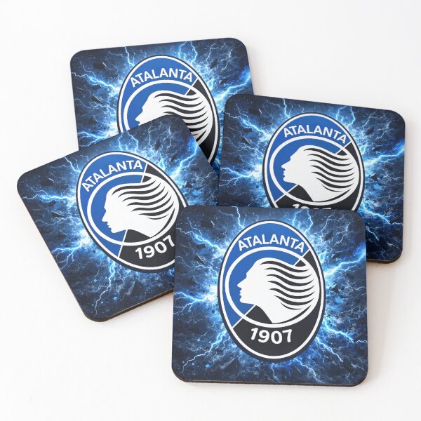 Item preview, Atalanta Inspired Football Crest – Electric Blue Serie A Fan Art designed and sold by RAVisuals.