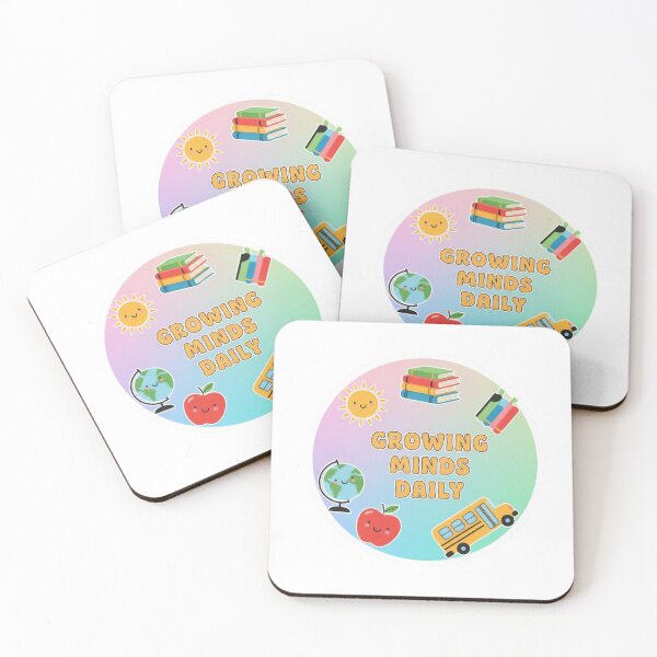 Item preview, Growing Minds Daily – Elementary Teacher Sticker designed and sold by Illustrated Faith.