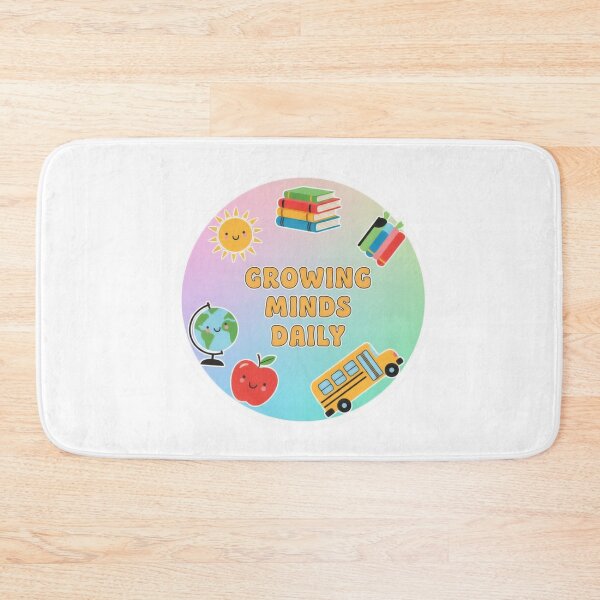 Item preview, Growing Minds Daily – Elementary Teacher Sticker designed and sold by Illustrated Faith.
