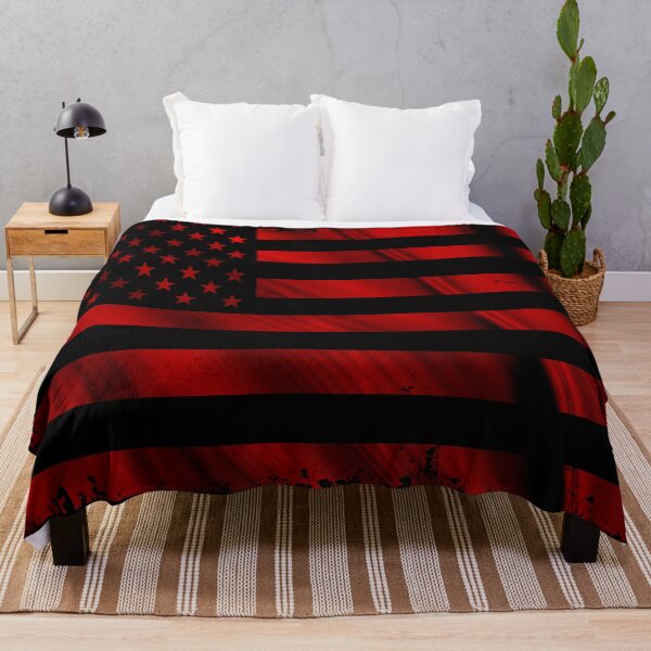 Item preview, Red Grunge American Flag designed and sold by artistwill.