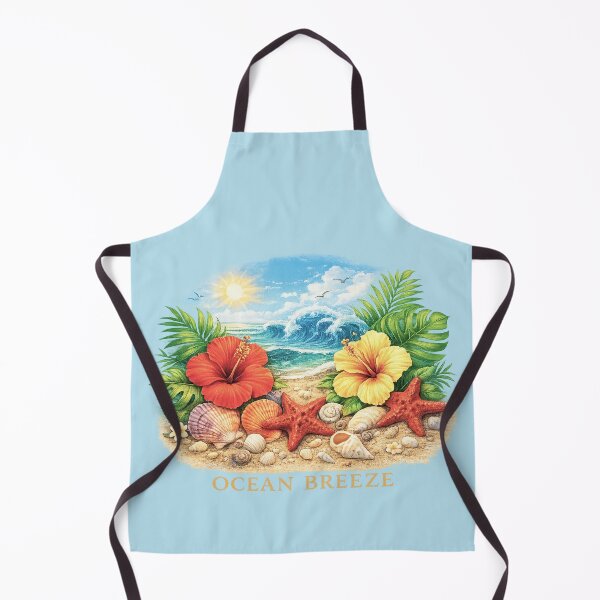 Item preview, Ocean breeze. Flowers, sea shells designed and sold by Natart1004.