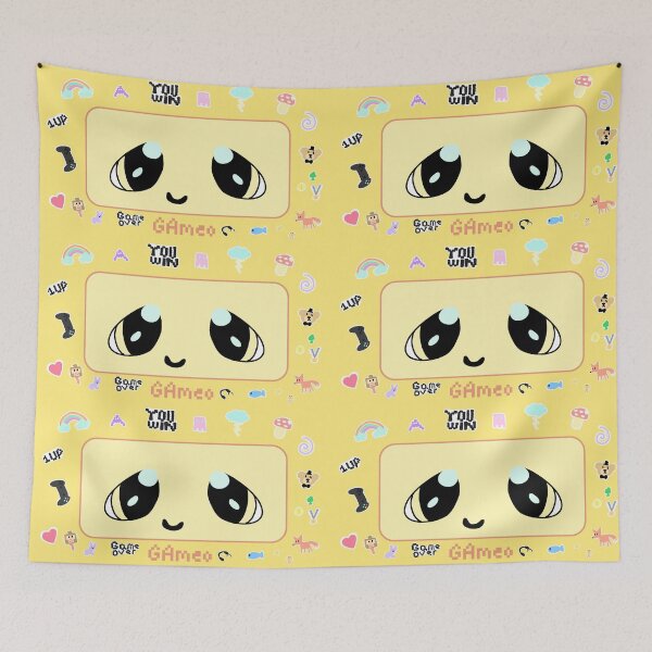 Item preview, GAmeo Video Game Inspired Design - Yellow designed and sold by Boxer-n-co.