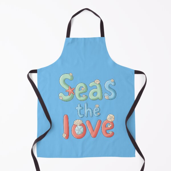 Item preview, Seas the Love – Coastal Typography Valentine Design designed and sold by Sea Gem.