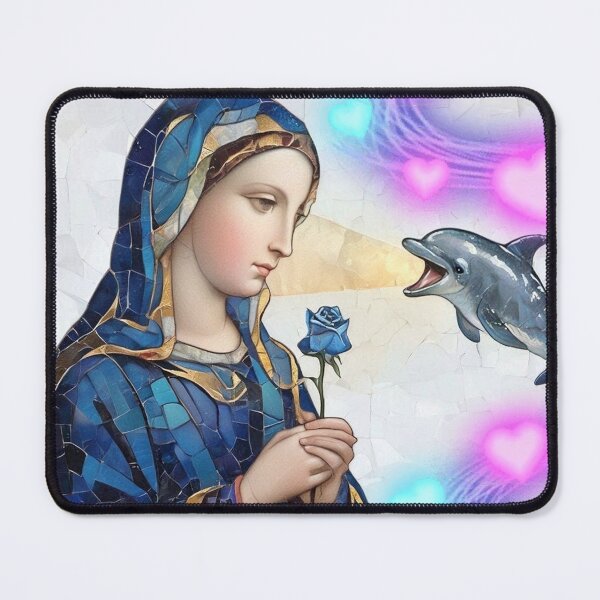 Item preview, Art and Religion into the Digital : Virgin Mary action into the contemporary age designed and sold by QuasarDigitalSurrealism.