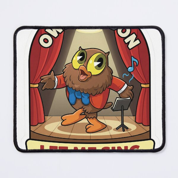 Item preview, Owl Jolson “Let Me Sing You a Song! designed and sold by BADGECRAFT STUDIO.