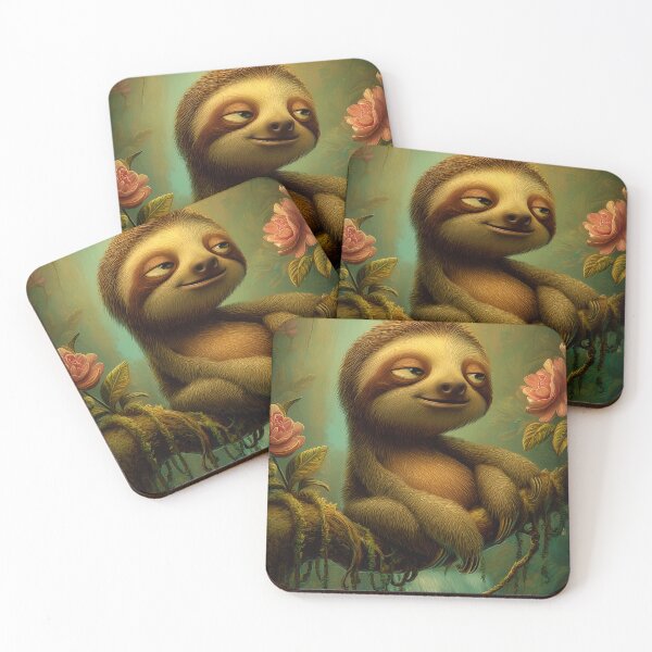 Item preview, Relaxed Sloth in Jungle Setting designed and sold by PetsArt.