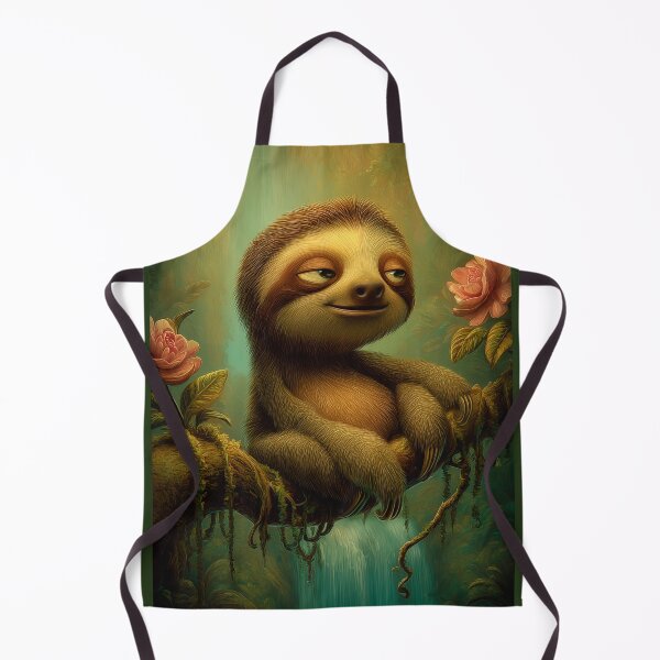 Item preview, Relaxed Sloth in Jungle Setting designed and sold by PetsArt.