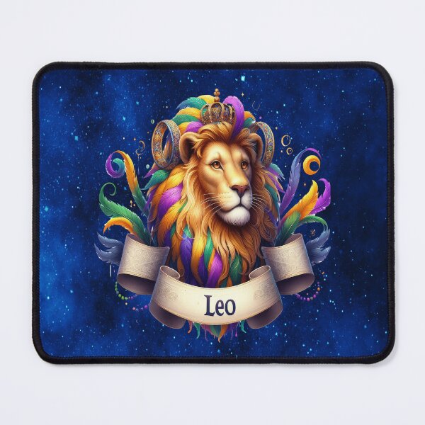 Item preview, Leo Zodiac Mardi Gras Royalty of the Golden Lion designed and sold by MysticOzzy.