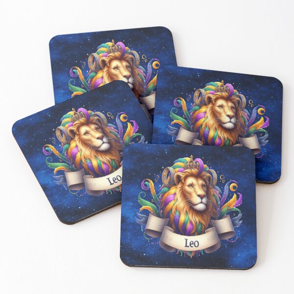 Item preview, Leo Zodiac Mardi Gras Royalty of the Golden Lion designed and sold by MysticOzzy.