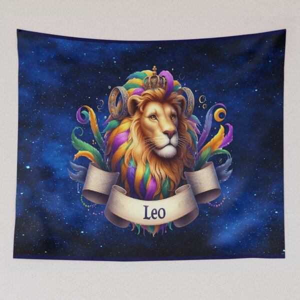 Item preview, Leo Zodiac Mardi Gras Royalty of the Golden Lion designed and sold by MysticOzzy.