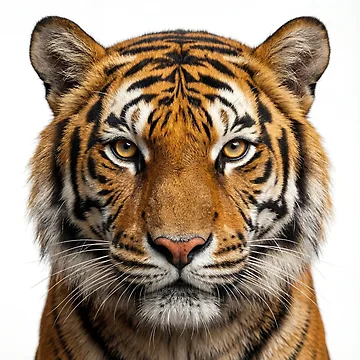Artwork thumbnail, Intense Tiger Staring at Camera by RamboDesign